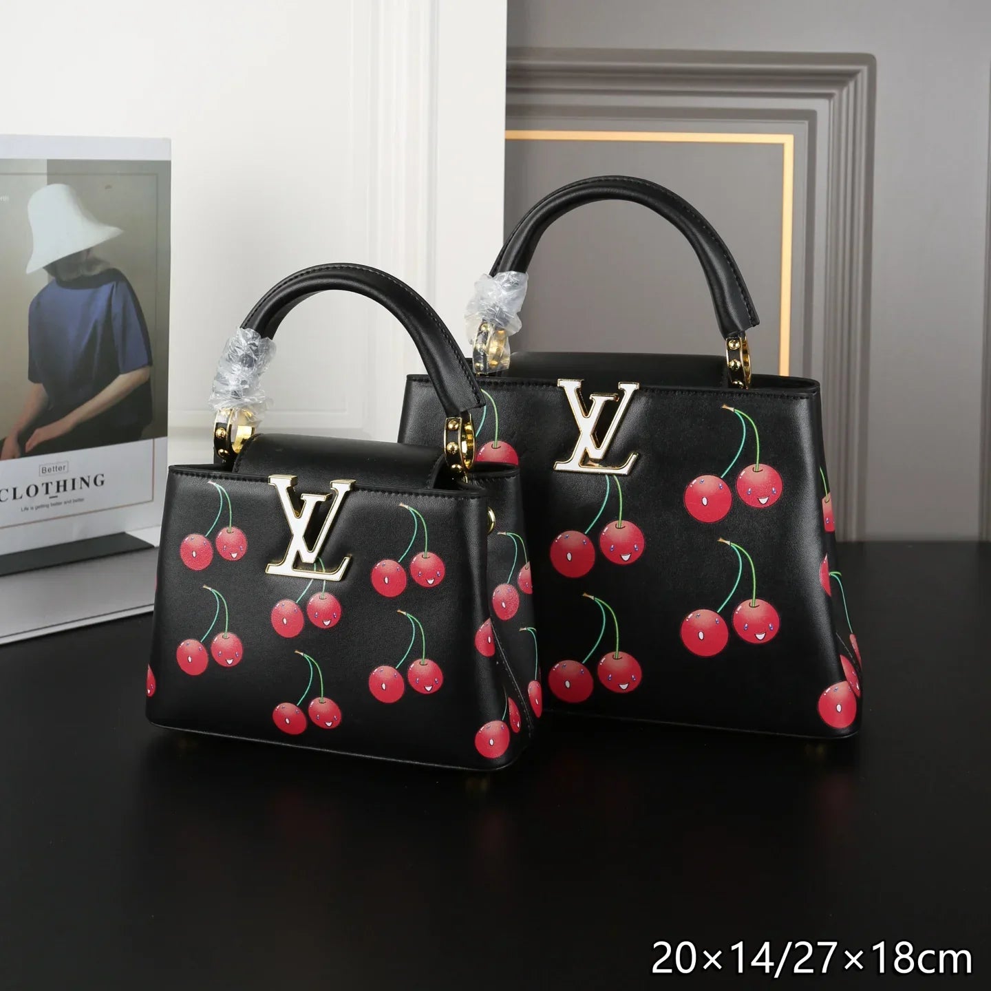 Cherry Kapusin Shoulder Bag 1025060915
