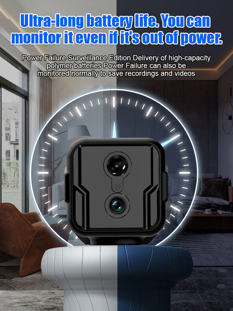 💰No Wi-Fi needed, no wiring required, and 0 monthly fees—ever. 🚀Invisible wireless HD camera.