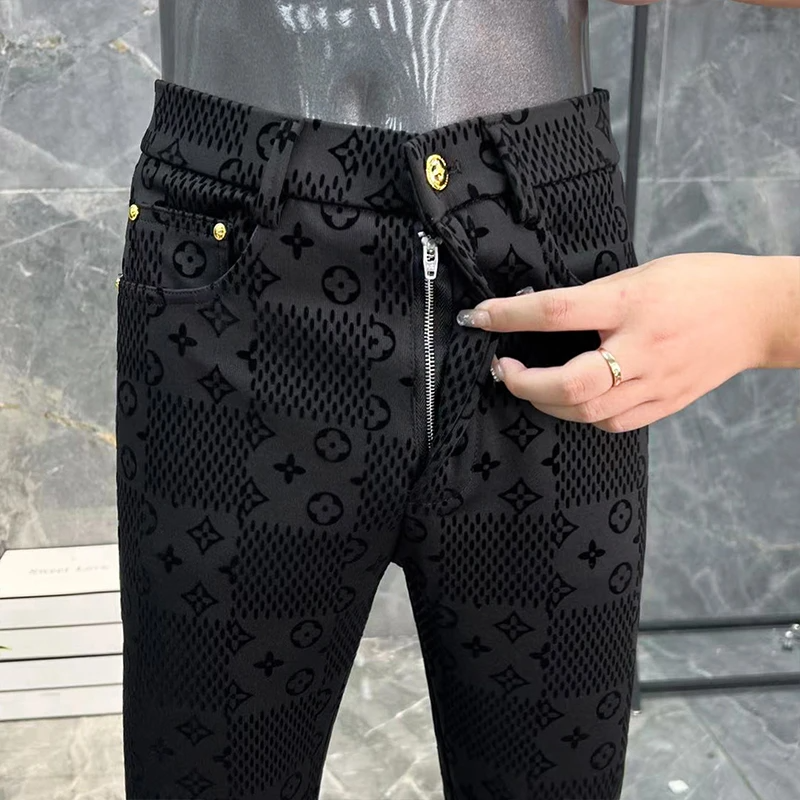L fashionable all-match slim fit trousers