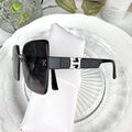 New Sunglasses Women's Frameless Anti-ultraviolet Gradient Two-color Sunglasses 1024062705