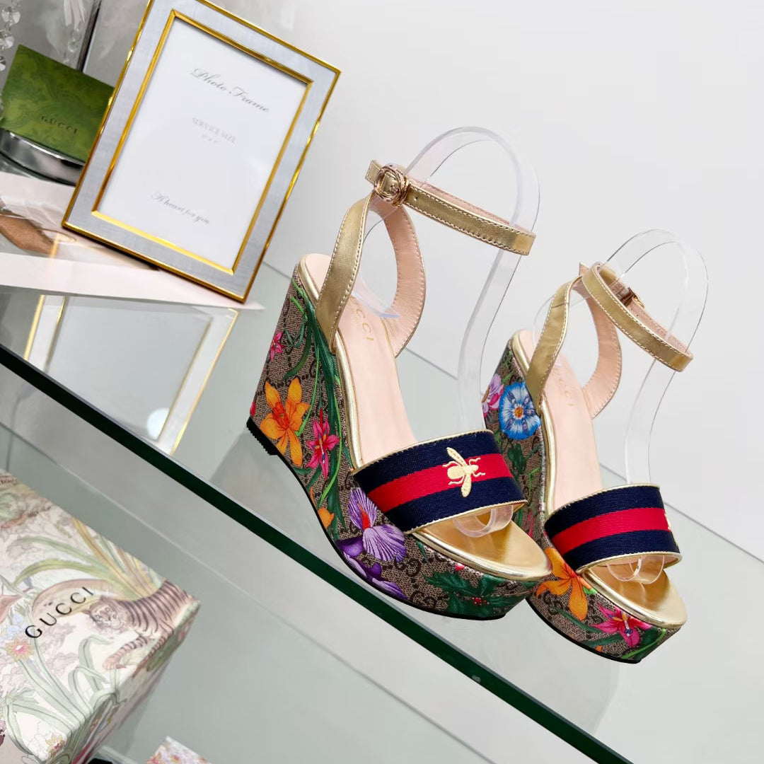 flower and bird Cordyceps series all-match sandals-01