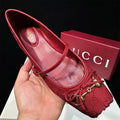 New retro Mary hundred with commuting flat single shoes 1025041114
