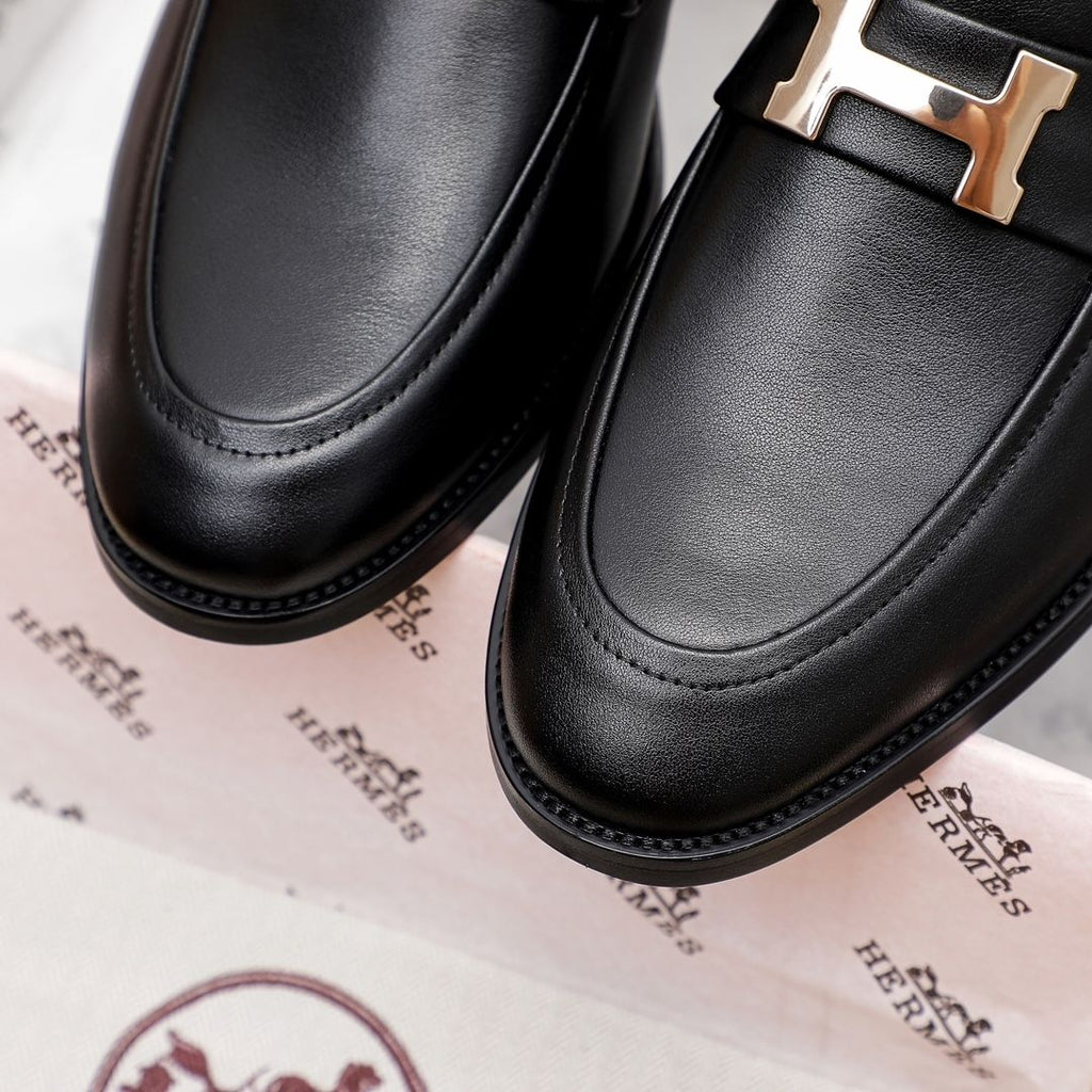 Classic leather anti-slip on shoes XC0224061101