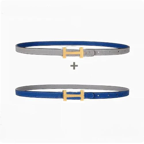 New H Family Leather Fine Belt 1024032019
