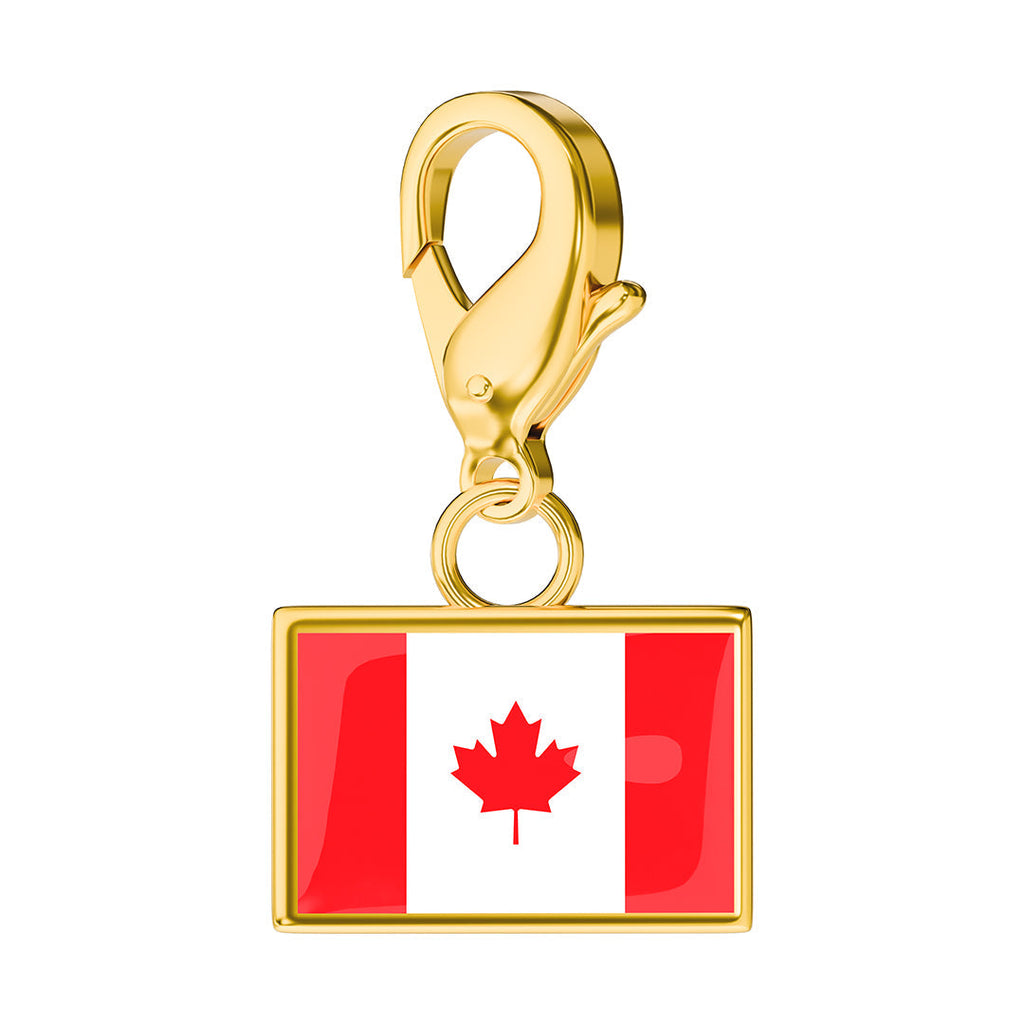 Flag & Map Charms Set