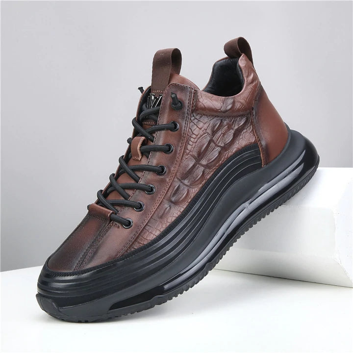 [Japanese Craftsmanship Heritage] Men’s Casual Shoes M ade of Imported Siamese Crocodile Skin✨