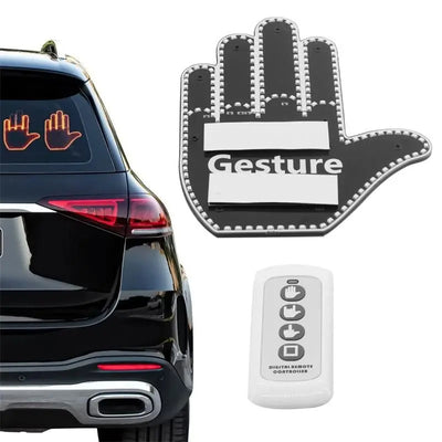 Funny Car Window LED Sign