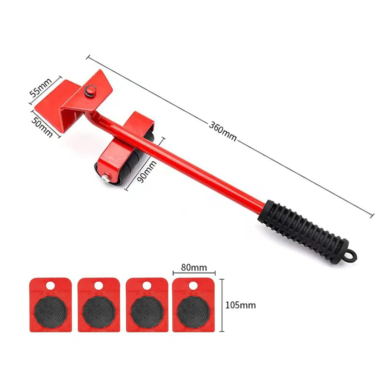 4-Piece Heavy-Duty Furniture Lifting & Moving Kit – Lift up to 150 kg Effortlessly
